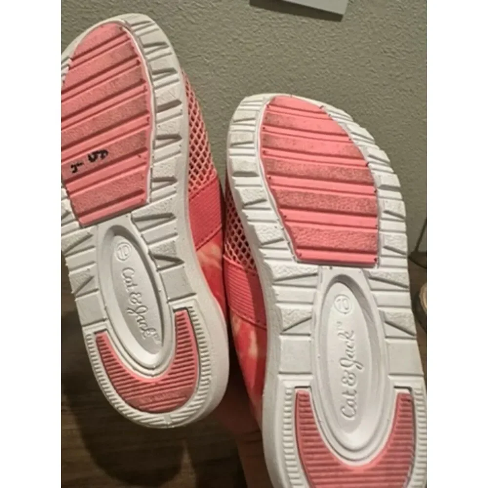Cat & Jacket Pink Swimmer Shoes Size 10